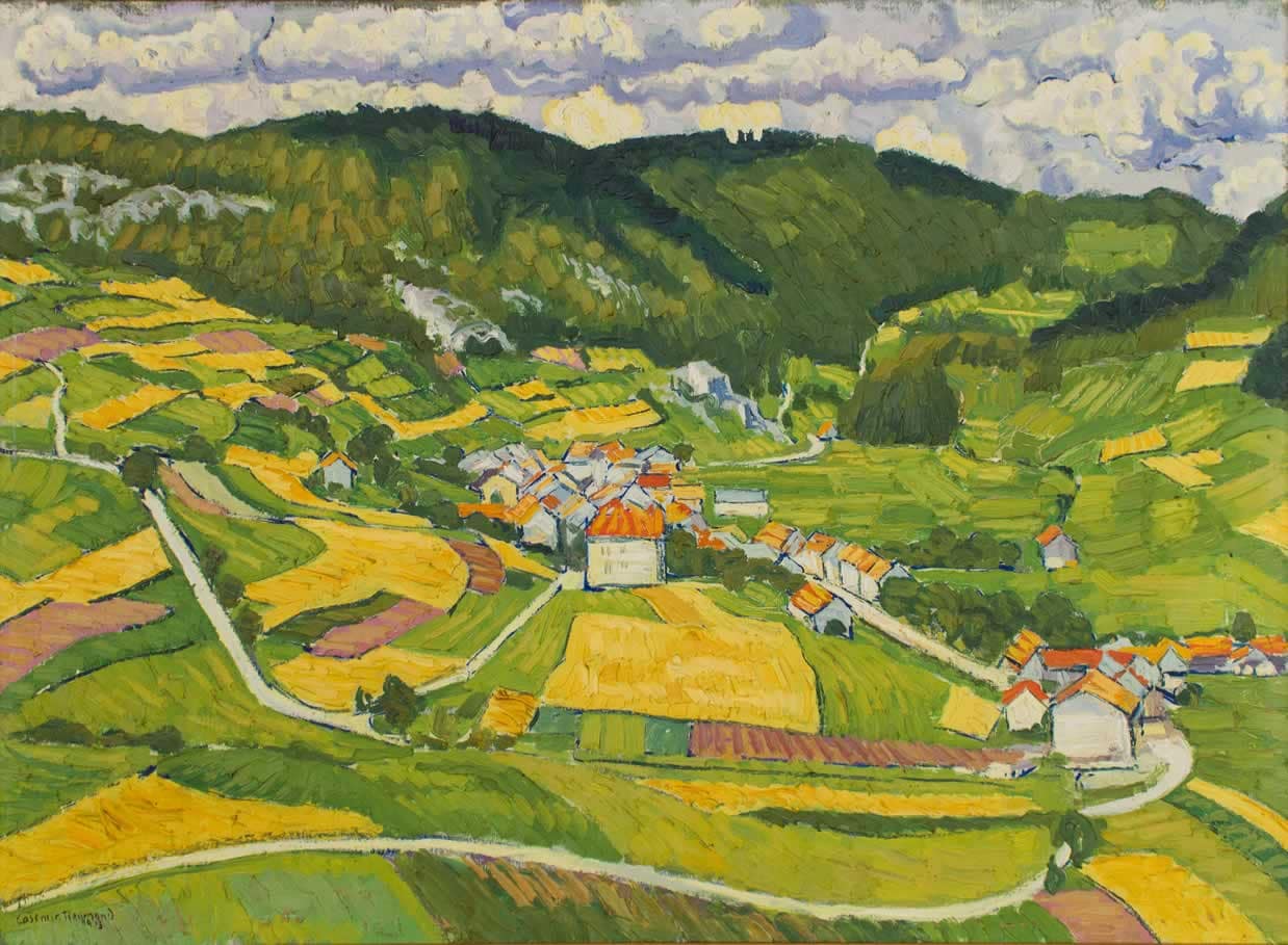 C Reymond : La village de Vaulion