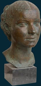 C Reymond : Tête de jeune fille