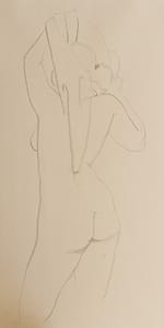 Italo : Jeune femme à sa toilette