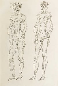 C Reymond : Étude pour sculptures