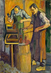 C reymond : Deux forgerons