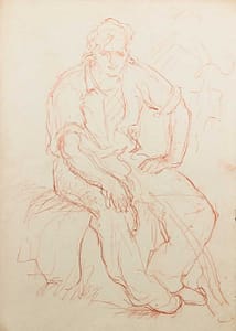 C Reymond : Vigneron au repos