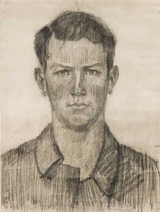 C Reymond : Autoportrait adlolescent