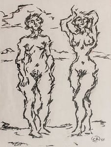 C Reymond : Baigneuses