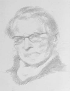 C Reymond : Autoportrait tardif