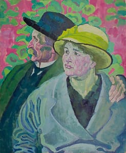 C Reymond : Louis et sa fille valentine