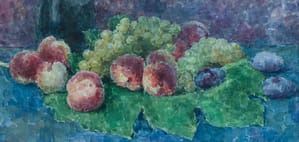 C Reymond : Pêches, raisins et pruneaux