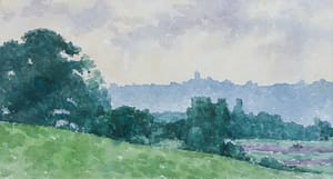 C Raymond : Paysage de campagne