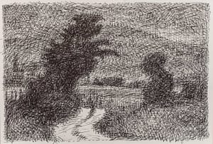 C Reymond : Chemin dans la campagne