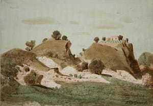 Italo : Paysage vert et bistre