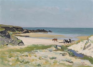 Gaston Vaudou : Le matin sur la plage à Dourveil