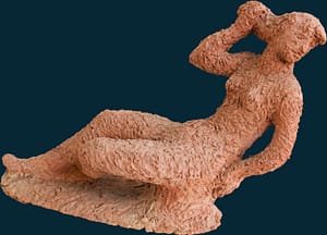 C Reymond : Nu au chignon