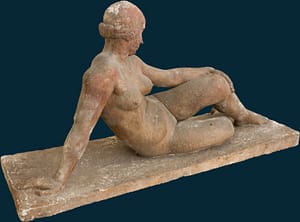 C Reymond : Nu couché