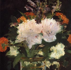 Édouard Manet : Bouquet de fleurs
