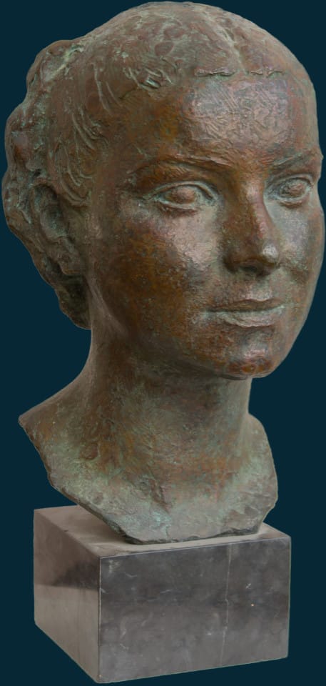 C Reymond : Tête de jeune fille