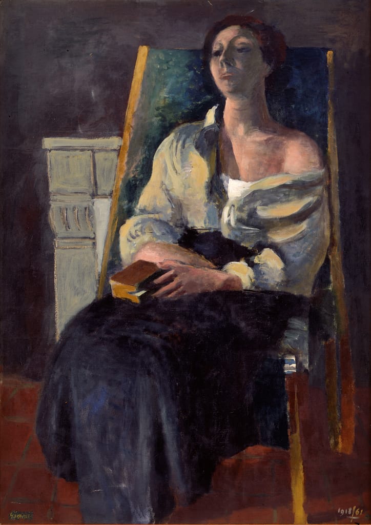 W Gimmi : Femme assise au livre (Fernande) HD