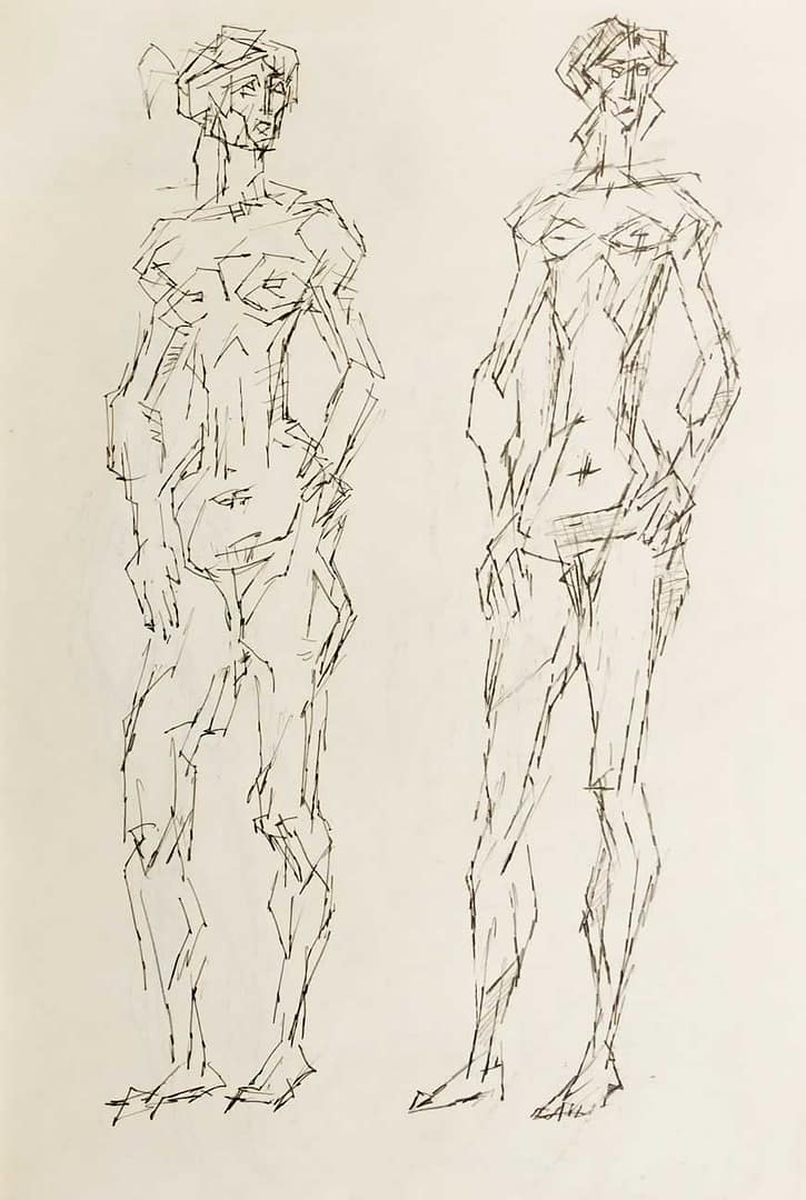 C Reymond : Étude pour sculptures