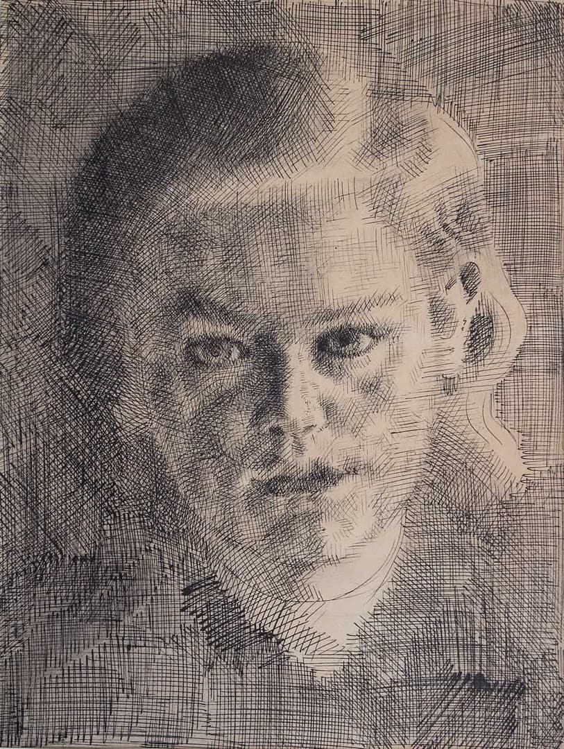 C Reymond : Portrait de Valentine adolescente