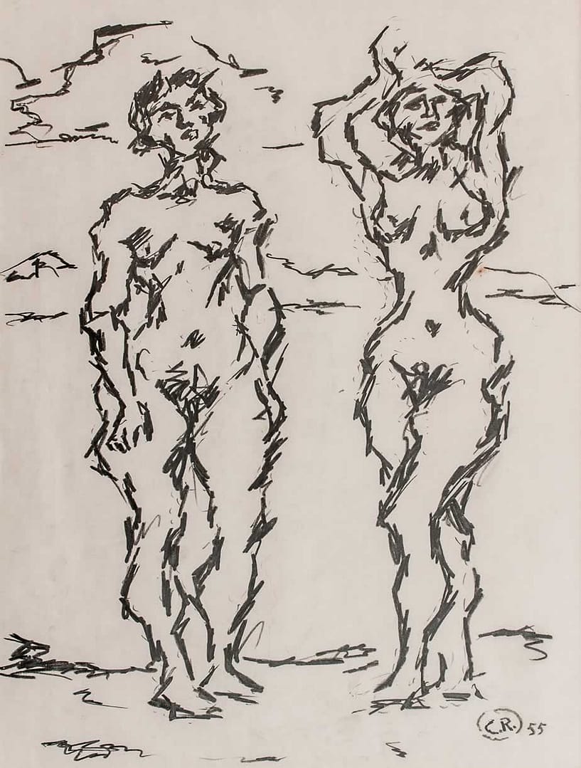 C Reymond : Baigneuses