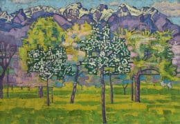 C Reymond : Verger en fleur