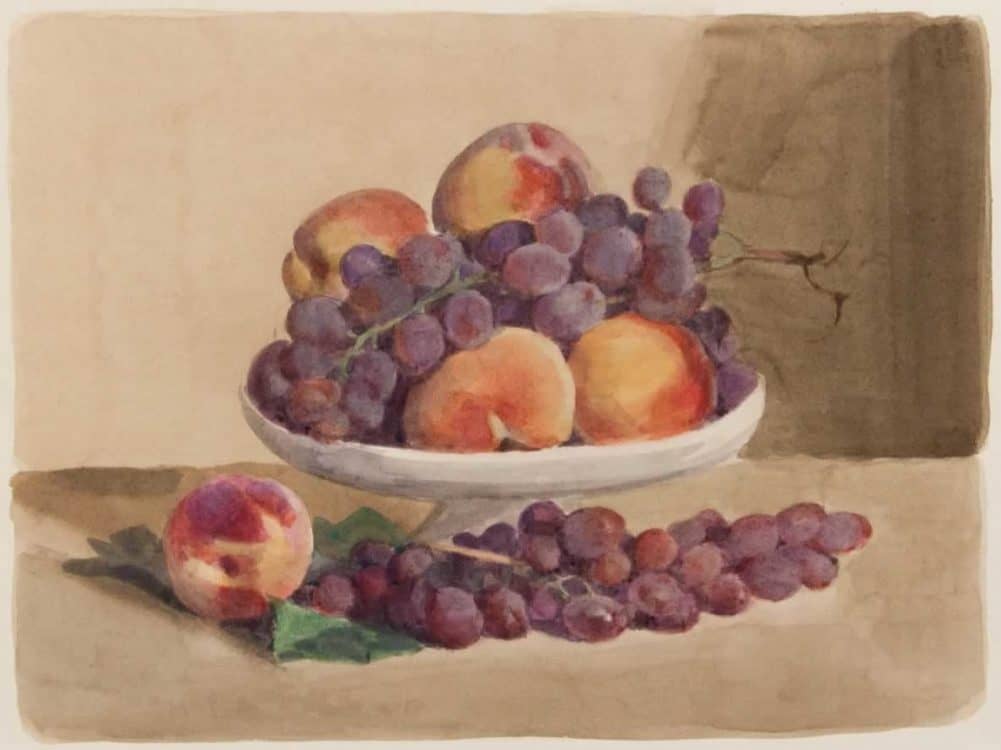 Italo: Peaches and grapes